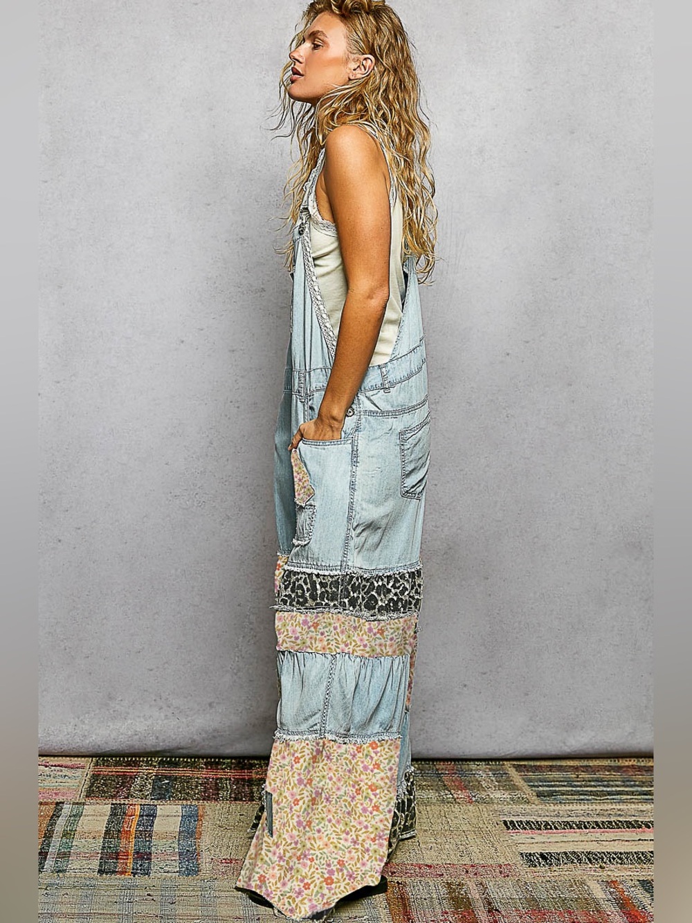 POL “ Rose Avenue “ Overalls | Denim - Picture 5 of 7
